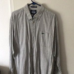 Dockers Long sleeve dress shirt like gray with black